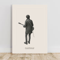 Figure with Instrument Poster – Inner Voice Wall Art