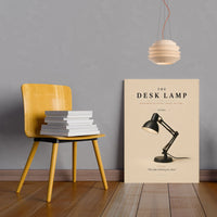 The Desk Lamp Poster – 1930s Vintage Desk Lamp Wall Art