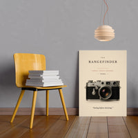 The Rangefinder Poster – Vintage Film Camera Wall Art