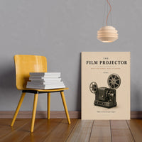 The Film Projector Poster – Vintage Cinema Wall Art