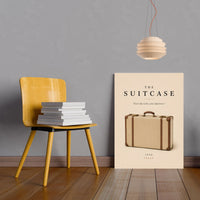 The Suitcase Poster – 1950s Vintage Travel Wall Art