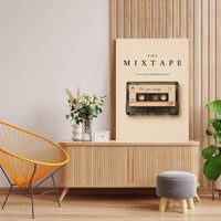 The Mixtape Poster – 1980s Cassette Tape Wall Art