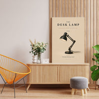 The Desk Lamp Poster – 1930s Vintage Desk Lamp Wall Art