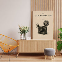 The Film Projector Poster – Vintage Cinema Wall Art