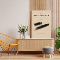 The Fountain Pen Poster – Vintage Writer's Pen Wall Art