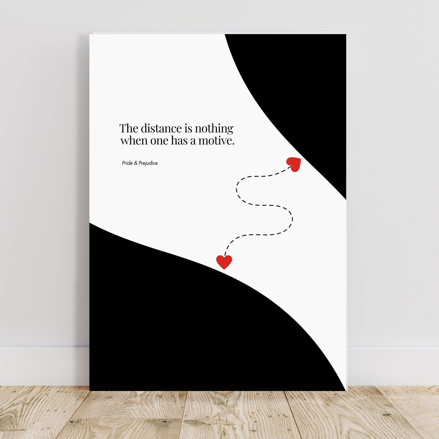 Jane Austen Quote - Pride & Prejudice Minimalist Poster