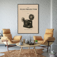 The Film Projector Poster – Vintage Cinema Wall Art