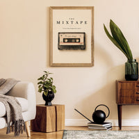 The Mixtape Poster – 1980s Cassette Tape Wall Art