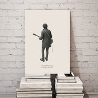 Figure with Instrument Poster – Inner Voice Wall Art