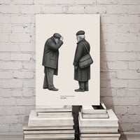 "Some Silences Arrive Too Late" Poster – Regret & Timing Wall Art