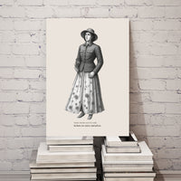 Woman in Military Jacket Poster – Identity Wall Art