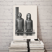 "Shared a Wall, Never a Door" Poster – Emotional Distance Wall Art