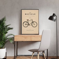 The Bicycle Poster – 1880s Vintage Bicycle Wall Art