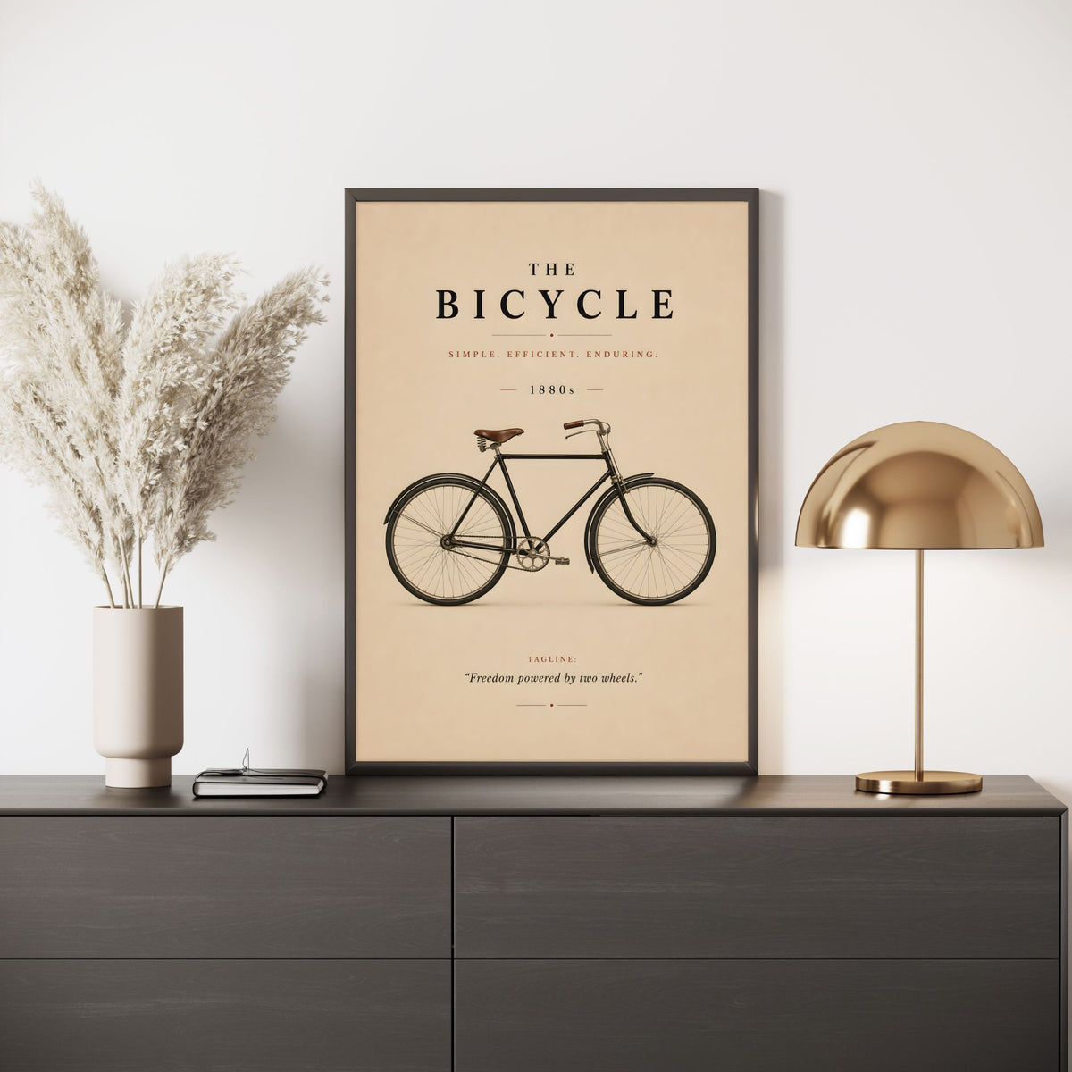 The Bicycle Poster – 1880s Vintage Bicycle Wall Art