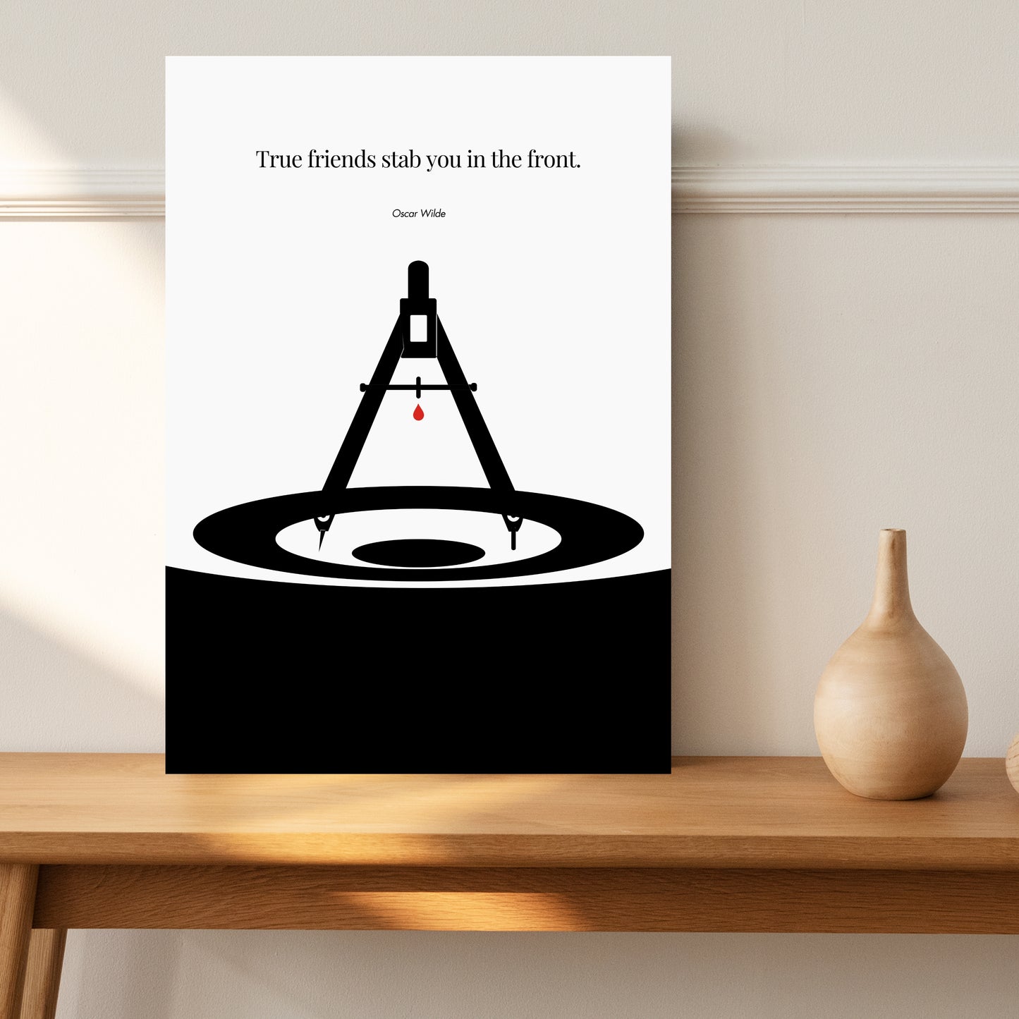 Oscar Wilde Poster - Minimalist Wall Art Print