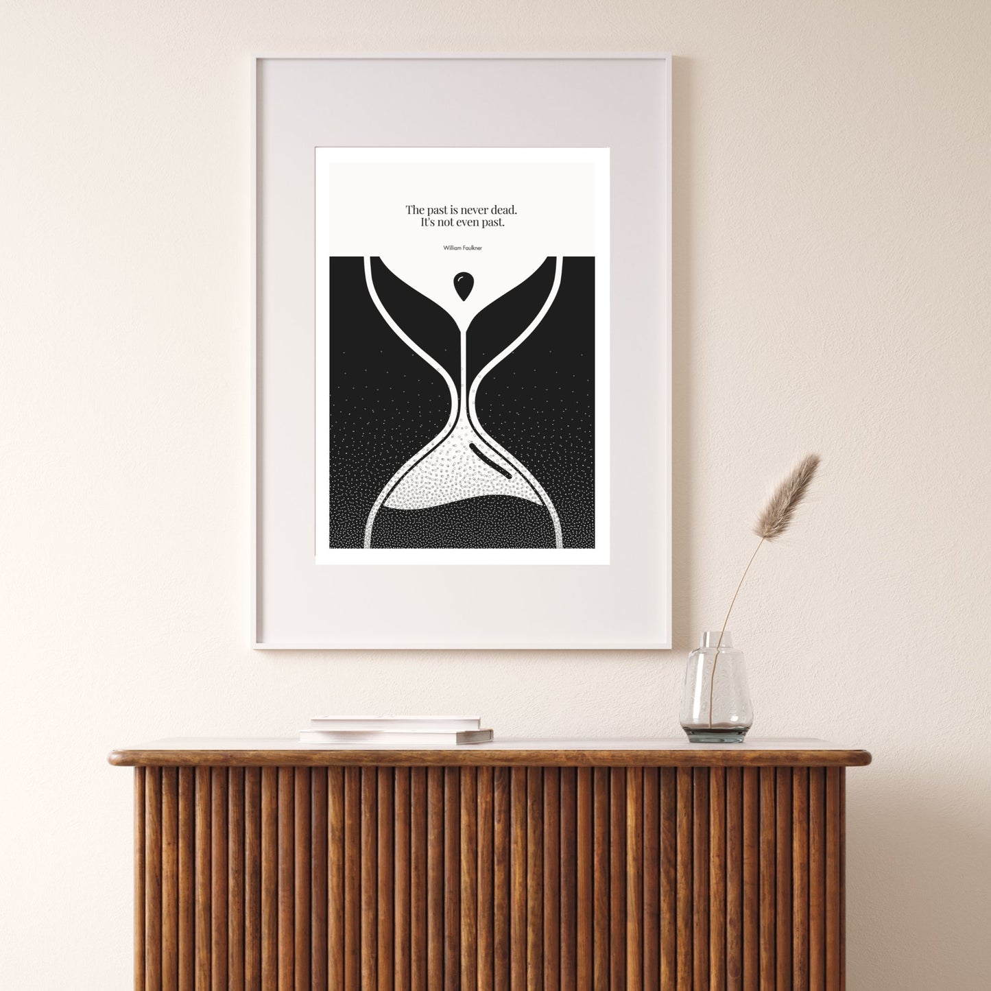 William Faulkner Quote Poster | Minimalist Wall Art