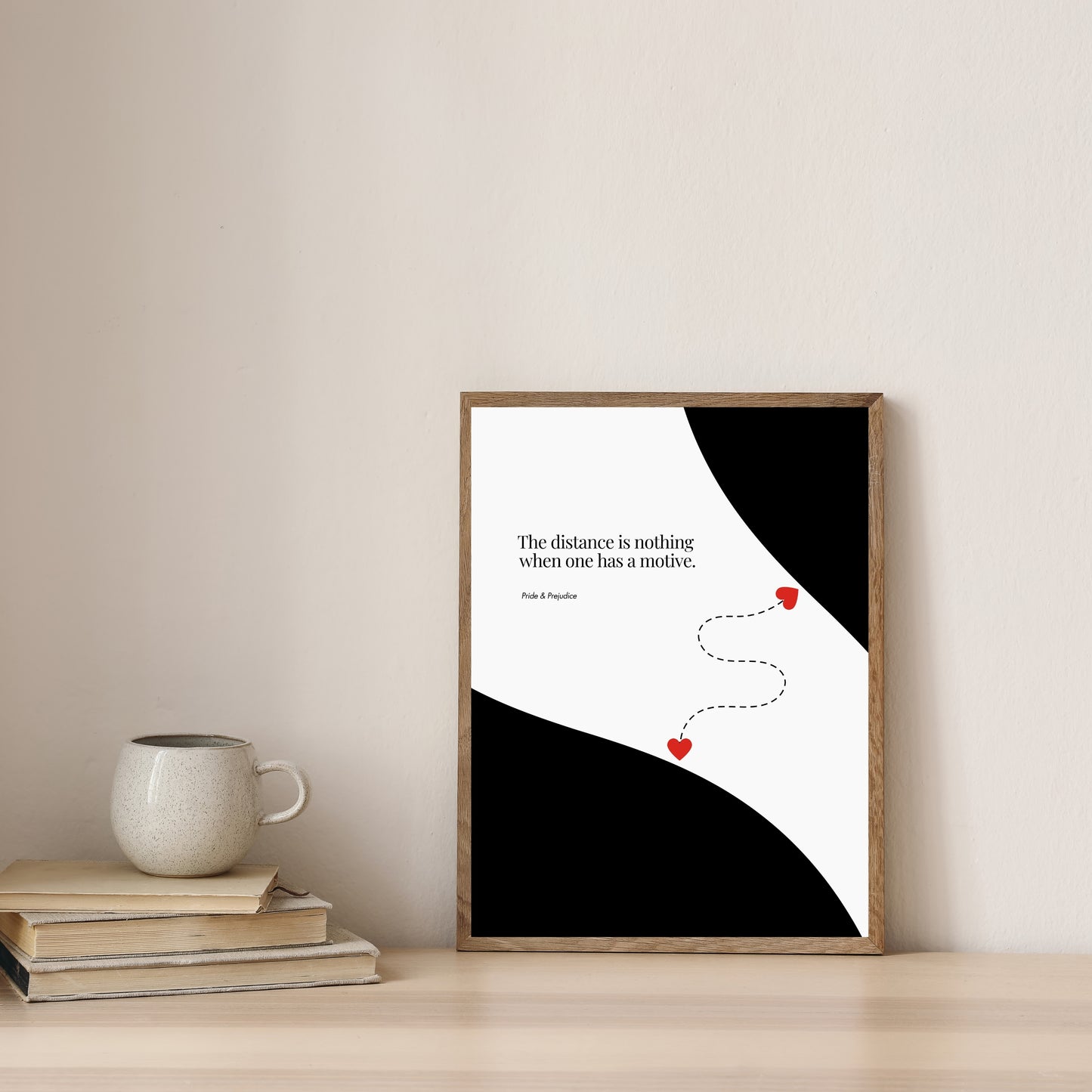 Jane Austen Quote - Pride & Prejudice Minimalist Poster