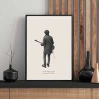 Figure with Instrument Poster – Inner Voice Wall Art