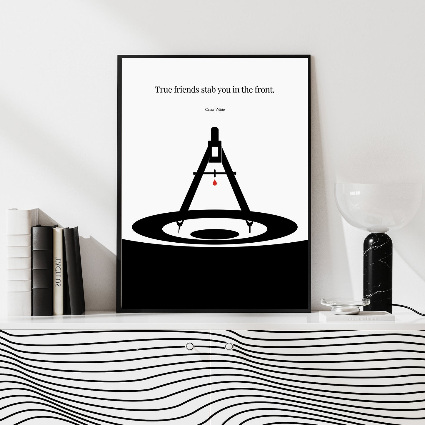 Oscar Wilde Poster - Minimalist Wall Art Print
