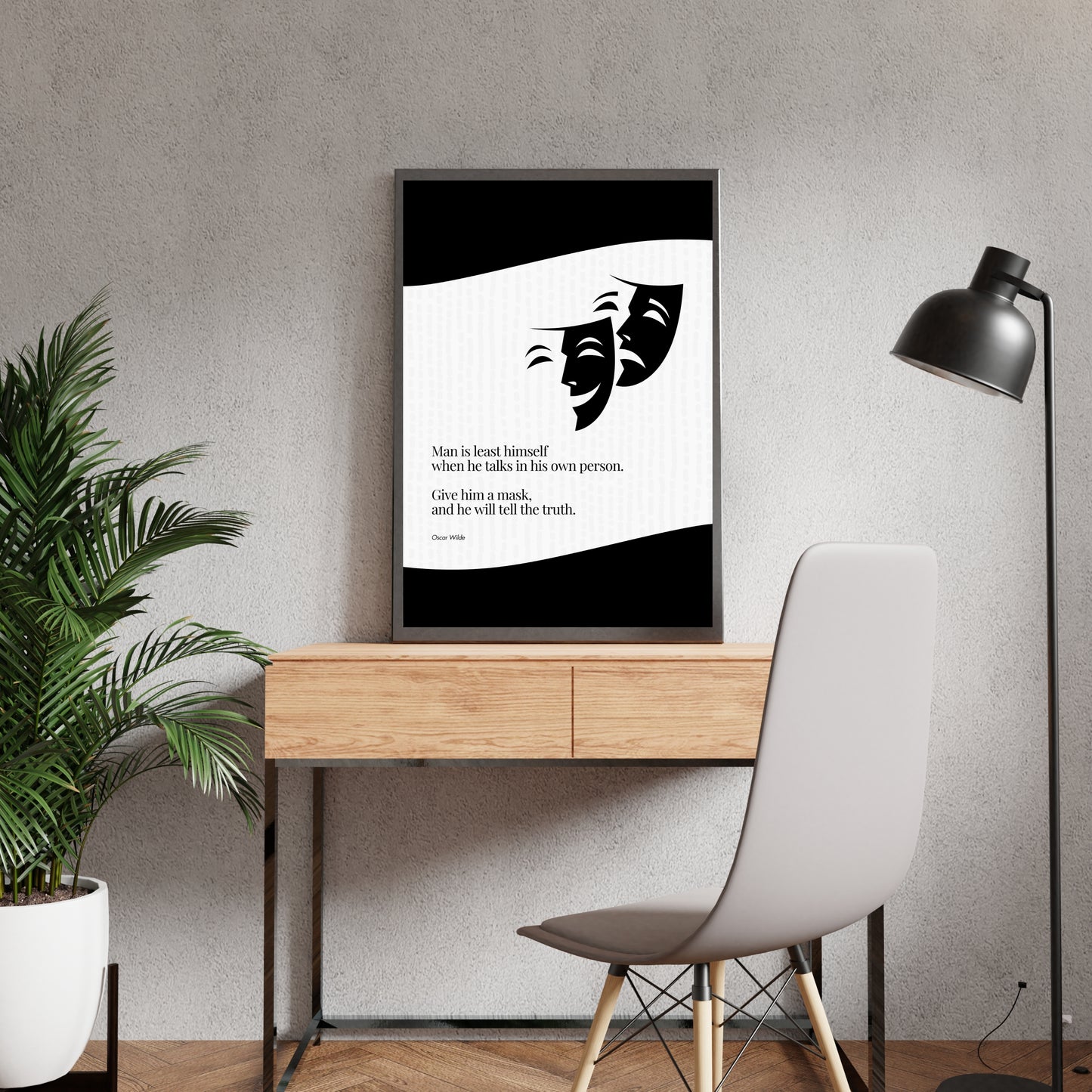 Oscar Wilde Quote Print - Wall Art Poster