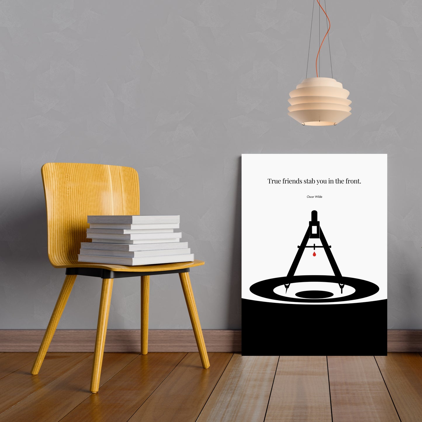 Oscar Wilde Poster - Minimalist Wall Art Print