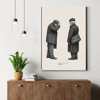 "Some Silences Arrive Too Late" Poster – Regret & Timing Wall Art