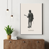 Figure with Instrument Poster – Inner Voice Wall Art