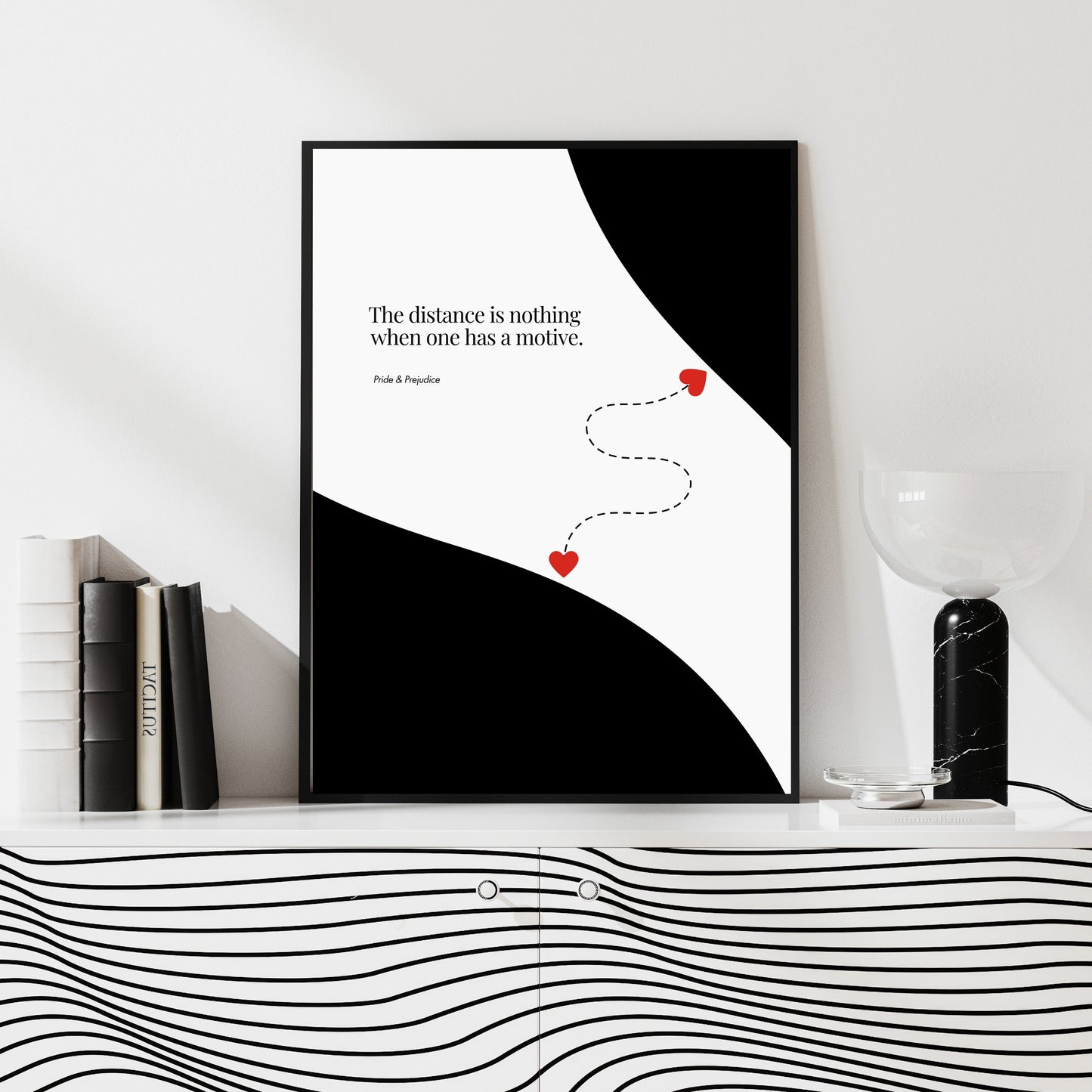 Jane Austen Quote - Pride & Prejudice Minimalist Poster