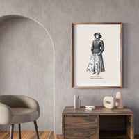 Woman in Military Jacket Poster – Identity Wall Art