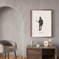 Figure with Instrument Poster – Inner Voice Wall Art