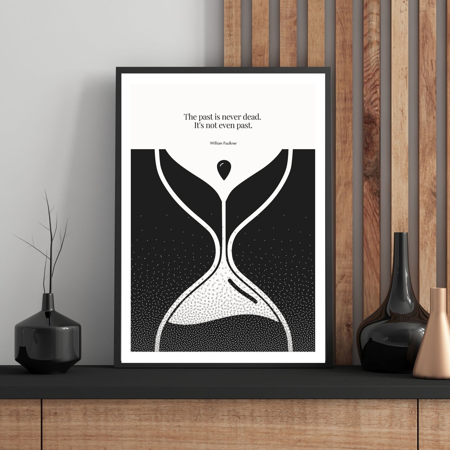 William Faulkner Quote Poster | Minimalist Wall Art