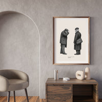 "Some Silences Arrive Too Late" Poster – Regret & Timing Wall Art