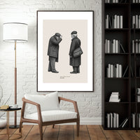 "Some Silences Arrive Too Late" Poster – Regret & Timing Wall Art