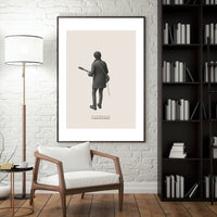 Figure with Instrument Poster – Inner Voice Wall Art
