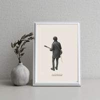 Figure with Instrument Poster – Inner Voice Wall Art