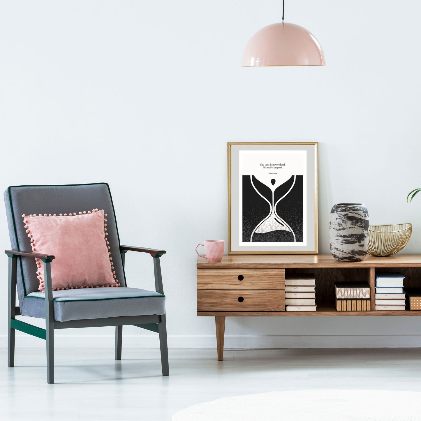 William Faulkner Quote Poster | Minimalist Wall Art