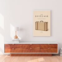 The Suitcase Poster – 1950s Vintage Travel Wall Art